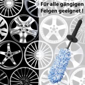 Интелигентна четка за алуминиеви джанти CARMODO Premium Felgenbürste inkl. Wechselbezug