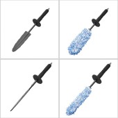 Интелигентна четка за алуминиеви джанти CARMODO Premium Felgenbürste inkl. Wechselbezug