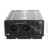 Синусоидален преобразувател на напрежение от 12V на 230V, USB, 2000W - CAR2000-S