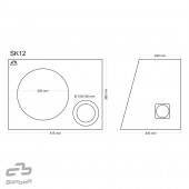 Bassreflexová ozvučnice Basser SK12 Black