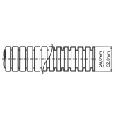 Гъвкав маркуч - гъшен врат 26/32 мм - ролка