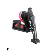 Поставка за малка полираща машина Poka Premium — за една полираща машина с рафт за батерии