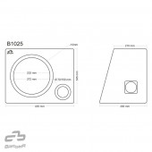 Басрефлексова кутия Basser B1025