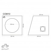 Uzavřená ozvučnice Basser COM10 Black