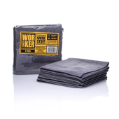 Опаковка микрофибърни кърпи Work Stuff Worker 5-Pack Grey