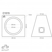 Затворена озвучителна кутия Basser C1015