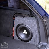 OEM кутия за субвуфер Basser 10" за BMW 5 (E39) Touring