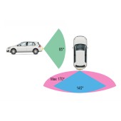 Универсална задна/предна паркинг камера Macrom MRC-1880HQ CMOS