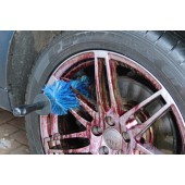 Детайлинг четка за джанти EZ Detail Brush - малка (ЧЕРВЕНА)