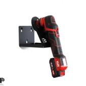 Държач за малка полираща машина Poka Premium с удобна полица за батерии