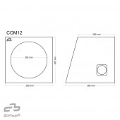 Uzavřená ozvučnice Basser COM12 Black