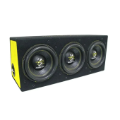 Trojitý subwoofer v boxu Ground Zero GZIB 3.250SPL