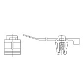 Крепеж за стягаща лента за ръб 437431