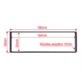 Дистанционна подложка за 1DIN автомобилно радио