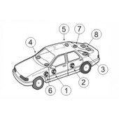 Пластмасови подложки Audi A3