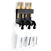 Държач за четки Poka Premium Hanger For 4 Brushes and 3 Bottles