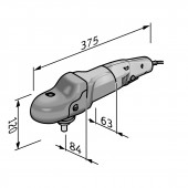 Ергономична полираща машина с регулация в комплект FLEX PE 14-3 125 P-Set