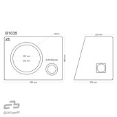 Басрефлексен корпус Basser B1035 Black