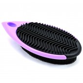 Четка за коса и животински власинки Poka Premium Shaggy Purple Rubber Brush