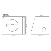 Bassreflex кутия Basser B1035S Black