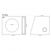 Басрефлексен корпус Basser B1250S