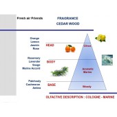 Черна ароматизатор за кола Mr&Mrs Fragrance Cesare Cedar Wood