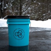 Carbon Collective Gamma Seal Bucket Lid - Black