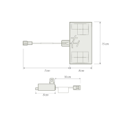 DAB фолиозна вътрешна активна антена Calearo 7677951