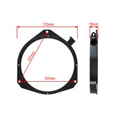 GF20 адаптер за говорители 165 мм Alfa / Fiat / Opel