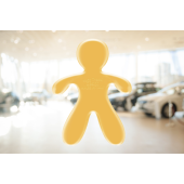 Жълт аромат за автомобил Mr&Mrs Fragrance Cesare Vanilla