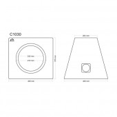 Затворена озвучителна кутия Basser C1030 Black