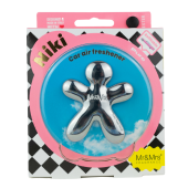 Луксозен сребърен ароматизатор за автомобил Mr&Mrs Fragrance Niki Pure