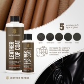 Полиуретанов лак за кожа Leather Expert - Leather Top Coat (250 ml) - полумат