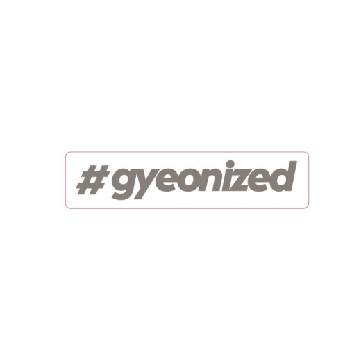 Стикер Gyeon #gyeonized Silver (17,9 мм x 100 мм)