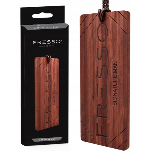 Висящ аромат от дърво Fresso Signature Man Wooden Hanger