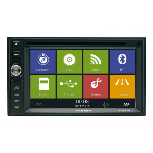 Авторадио MACROM M-DVD5566