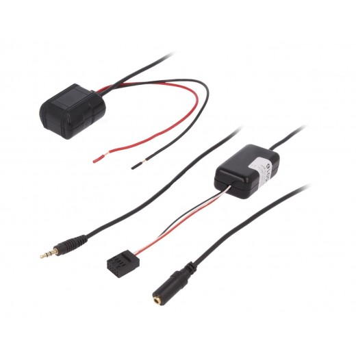 <h3>Bluetooth аудио адаптер Bluebird AD.BLUETOOTH.16</h3><p>Bluetooth аудио стрийминг (A2DP) адаптер позволява безжично прехвърляне на музика от мобилен телефон към аудио входа на автомобилното радио. Прехвърляне на музика на разстояние до 5 m от приемн