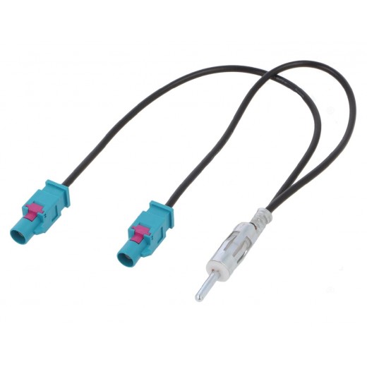 Антенен адаптер Per.Pic. A9700D/2UNIV 2X FAKRA - DIN