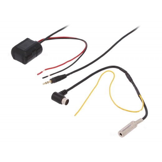 <h3>Bluetooth аудио адаптер Bluebird AD.BLUETOOTH.18</h3><p>Bluetooth аудио стрийминг (A2DP) адаптер позволява безжично прехвърляне на музика от мобилен телефон към аудио входа на автомобилното радио. Прехвърляне на музика на разстояние до 5 m от приемн