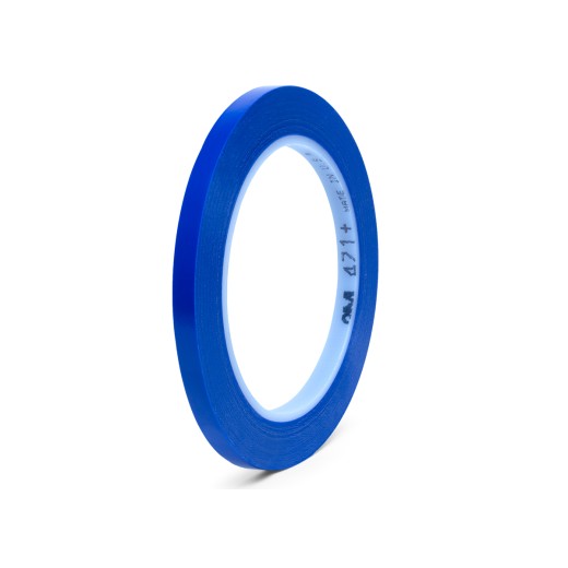 3M винилова маскираща и аерографска лента 471+ Indigo, размер 6 mm x 32 m