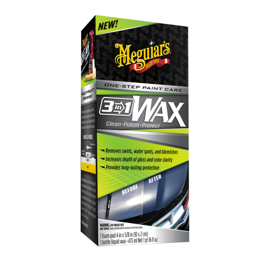 Полиращ препарат с восък 3 в 1 Meguiar's 3-in-1 Wax (473 ml)