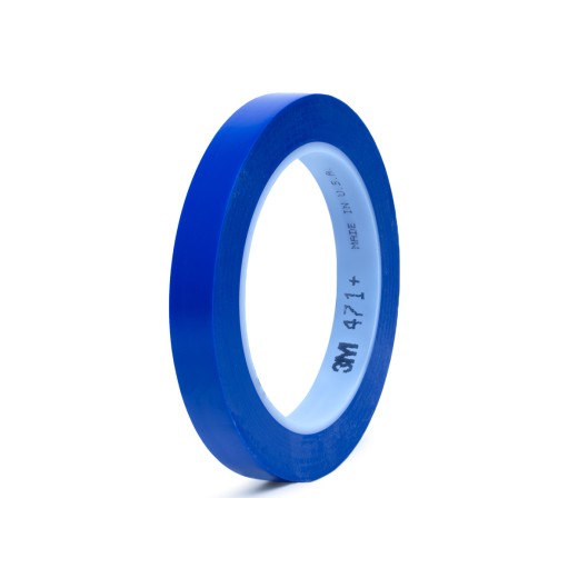3M винилова маскираща и аерографска лента 471+ Indigo, размер 12 mm x 32 m