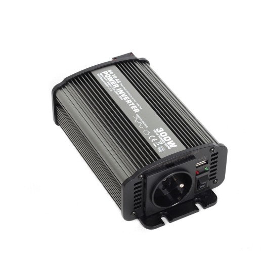 Преобразувател от 12V на 230V, USB, 300W - CAR300