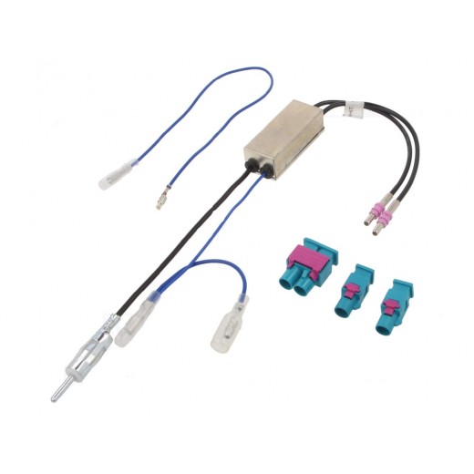 Антенен захранвач и суматор на сигнала Per.Pic A9526D/DIPLE 2X FAKRA - FAKRA