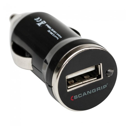 Зарядно за светлини Scangrip Car Adaptor 5V