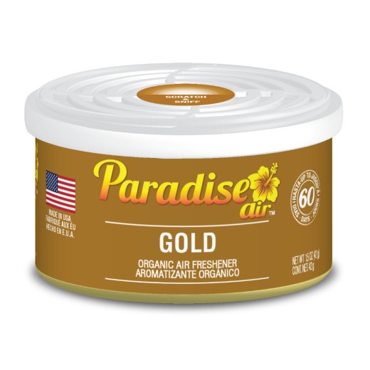 Освежител за въздух Paradise Air Organic Air Freshener Gold - Гумени меченца (42 g)