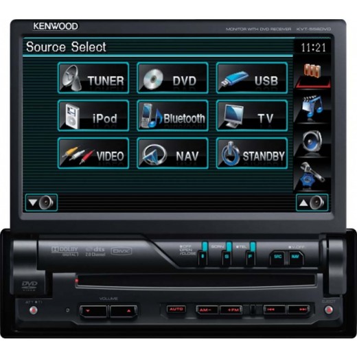 Автомагнитола KENWOOD KVT-526DVD + KCA-BT300