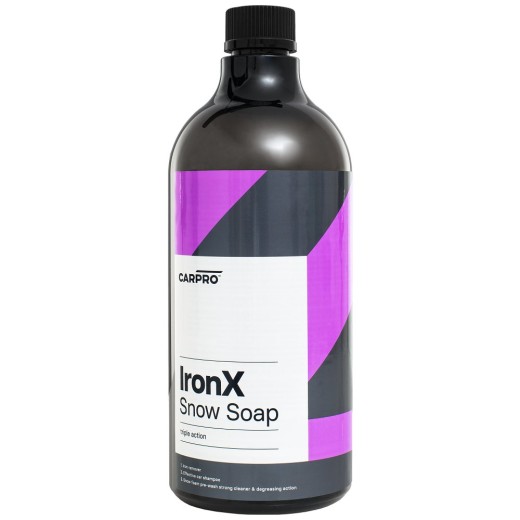Автошампоан, отстраняващ полетяваща ръжда CarPro IronX Snow Soap (1 l)
