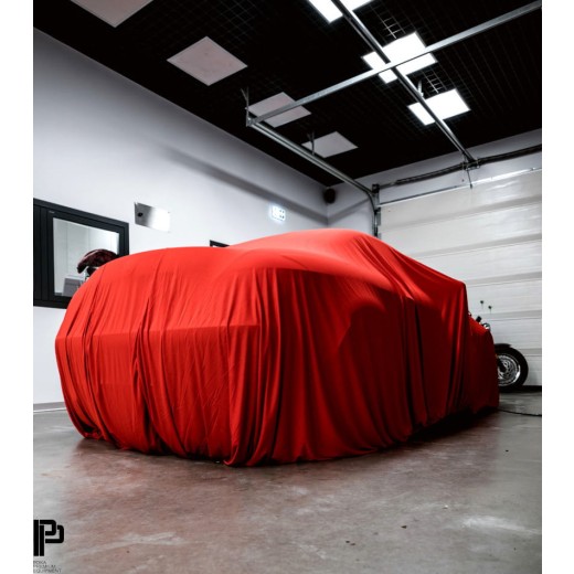 Покривало за автомобил Poka Premium Equipment Premium quality car cover red with welt - Combi / SUV