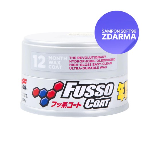 Синтетичен восък Soft99 New Fusso Coat 12 Months Wax Light (200 г)